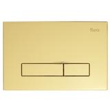 Gestell Unterputz-Set Slim 024N für WC-Becken mit HD-Drücker Gold