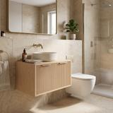 Waschtischunterschrank Rea Core 60cm Beige
