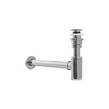 Siphon + Klik-Klak universell Chrom