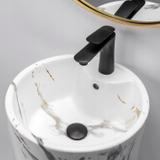 Brīvi stāvoša keramikas izlietne Blanka Marble Marble