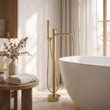 Freistehende Badewannenarmatur Rea Foster Brush Gold