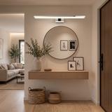 LED KYLPYHUONEEN SEINÄVALAISIN PEILIN YLLÄ 8W 40cm APP368-1W KROME