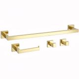 Badezimmer-Accessoire-Set Rio Gold 4-teilig