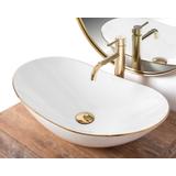 Aufsatzwaschbecken Rea Royal Gold Edge