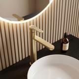 Waschbeckenarmatur Rea Arcos Brush Gold