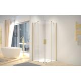 Душ кабина REA Montana Double Gold Brush 80x80
