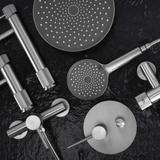Duscharmatur REA Lungo Stripe BRUSH NICKEL