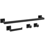 Badezimmer-Accessoire-Set Rio Black 4-teilig