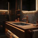 Waschbeckenarmatur Rea Venti Copper Low