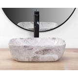 Aufsatzwaschbecken Rea Belinda mini stone matt