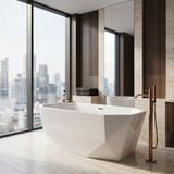 Freistehende Badewanne Rea Diamanti 170