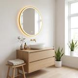 Zrkadlo LED 70cm MMJ Gold