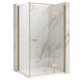 Duschkabine Rea Atlas 90x90 Brush Gold