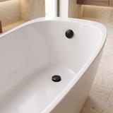 Badewannensiphon Rea mit Klick-Klack-Ablaufventil Black