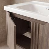 Bathroom vanity unit with sink Rea DB86-60L-1 Dark 60cm