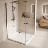shower tray Rea Belmond White 80x80 Titan