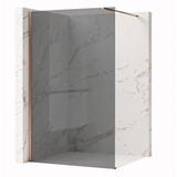 Duschwand Rea Flexi Grey / Brush Copper 80