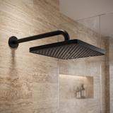 Rectangular shower head REA JS-032 Black