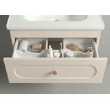 Комплект мебели за баня с мивка River 60cm Creme