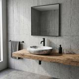 Lavabo sobre encimera Rea Roxy C Stone L.GREY