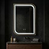 Зеркало LED ZONE 80X60  GOLD BRUSH