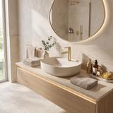 Bathroom faucet Rea Grace Brush Gold