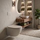 Toilet bowl REA Carlo Mini Tornado Greige