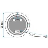 Specchio da parete a LED YH-BL-1 50 cm