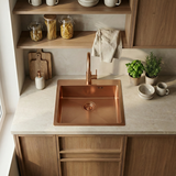 Edelstahlspüle Leo 50 BRUSH COPPER