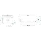 Countertop Basin Rea Belinda Wood Mat