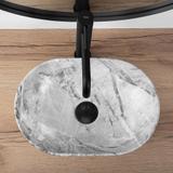 Νιπτήρας  Rea AMELIA MINI STONE MATT 38 x 26 x 12 εκ
