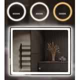 Spiegel LED 80x60cm P10407