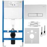 Įleistinis WC rėmas Rea K011A-Q HD Chrome