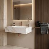 Wandwaschbecken REA Aresa Grey Gold 70