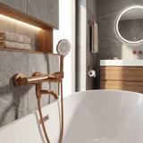 Badkraan Rea Clif Brushed Copper