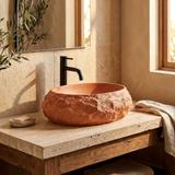 Aufsatzwaschbecken Rea Mika Terracotta