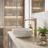 Robinet de lavabo PREMIUM Rea Vision Brush Gold High