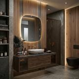 Spiegel LED 70x70cm TOP