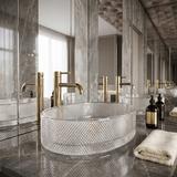 Countertop washbasin REA Mirella Transparent