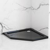 Cabina de ducha Rea DIAMOND BLACK MAT 90x90