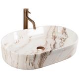 Countertop washbasin REA Nadia 60 Marrone