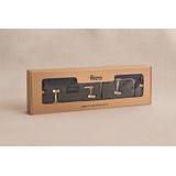 Badezimmer-Accessoire-Set GRID Brush Gold 4-teilig
