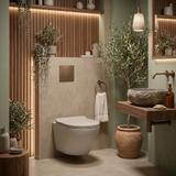 Toilet bowl REA Carlo Mini Tornado Greige