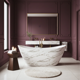 Freistehende Acrylbadewanne Ferrano Slim Nature 170