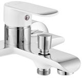Wannenarmatur REA BLOOM White Chrome