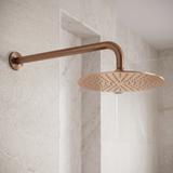 Runder Duscharm REA JS-9021 40cm Brush copper