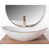 Aufsatzwaschbecken Rea Royal Gold Edge