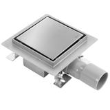 Drain linéaire REA NEO 150x150 Nickel Brush
