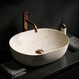 Aufsatzwaschbecken Rea Amelia Travertine Classic 48