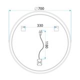 Дзеркало LED SOFT 70